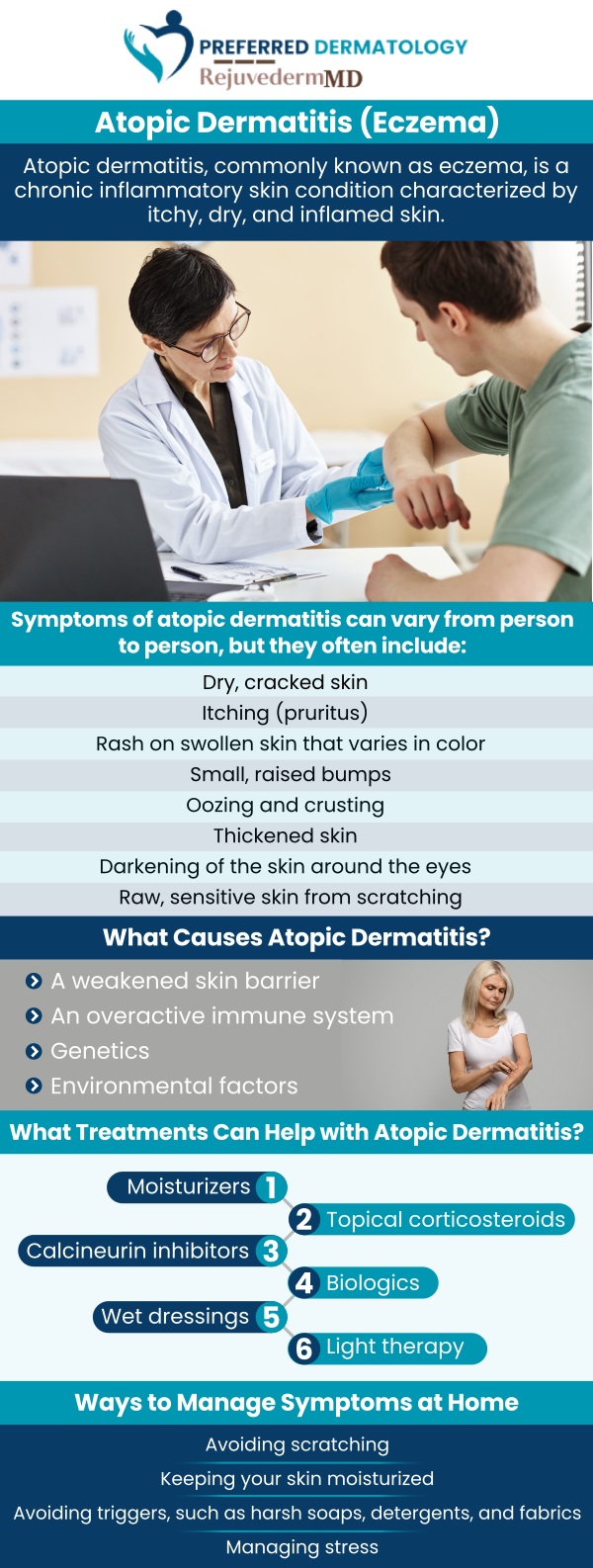 Dr. Matthew Barrows works closely with patients at Preferred Dermatology to design targeted eczema treatments. Combining clinical expertise with personalized care, he helps patients improve skin texture, reduce discomfort, and restore confidence in their skin. For more information, contact us or book an appointment. We are conveniently located at 2548 Lillian Miller Pkwy Suite 100 & Suite 120, Denton, TX 76210. Dr. Matthew Barrows works closely with patients at Preferred Dermatology to design targeted eczema treatments. Combining clinical expertise with personalized care, he helps patients improve skin texture, reduce discomfort, and restore confidence in their skin. For more information, contact us or book an appointment. We are conveniently located at 2548 Lillian Miller Pkwy Suite 100 & Suite 120, Denton, TX 76210.