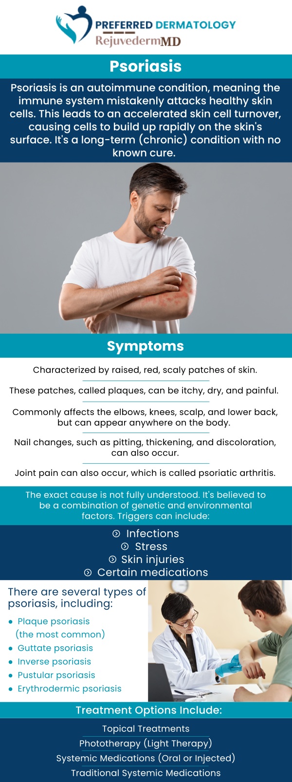 Common questions asked by patients: What are the most common treatment options for psoriasis? How long does it take to see improvement from psoriasis treatment? What lifestyle changes can support psoriasis management? Are there side effects associated with psoriasis medications? How often should psoriasis treatments be applied or administered? For more information or to schedule an appointment, contact us today. We proudly serve patients from Allen, TX, Anna, TX, Celina, TX, Denton, TX, Forney, TX, Greenville, TX, Lewisville, TX, McKinney, TX, Rockwall, TX, Sherman, TX, Sulphur Springs, TX, and Waxahachie, TX, and surrounding areas. Common questions asked by patients: What are the most common treatment options for psoriasis? How long does it take to see improvement from psoriasis treatment? What lifestyle changes can support psoriasis management? Are there side effects associated with psoriasis medications? How often should psoriasis treatments be applied or administered? For more information or to schedule an appointment, contact us today. We proudly serve patients from Allen, TX, Anna, TX, Celina, TX, Denton, TX, Forney, TX, Greenville, TX, Lewisville, TX, McKinney, TX, Rockwall, TX, Sherman, TX, Sulphur Springs, TX, and Waxahachie, TX, and surrounding areas.