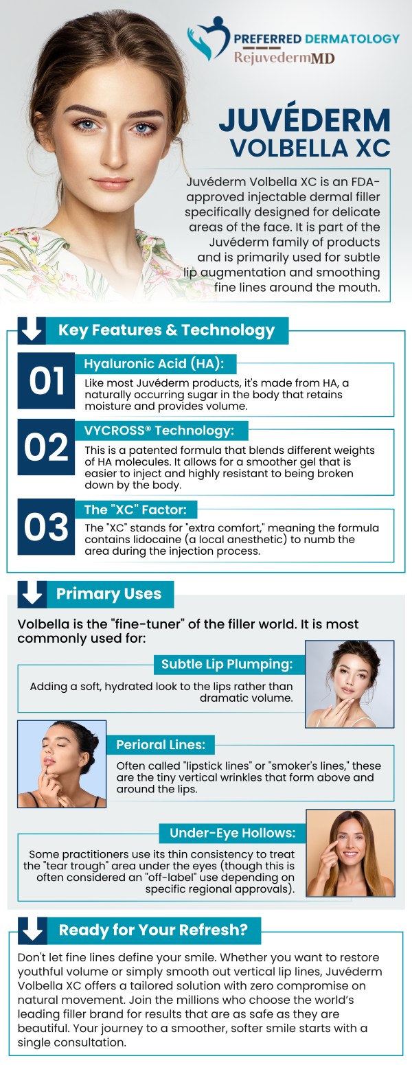 Common questions asked by patients: What is Volbella, and how does it work? How does Volbella differ from other lip fillers? How long does a Volbella treatment session take? Can Volbella smooth fine lines around the mouth? For more information or to schedule an appointment, contact us today. We proudly serve patients from Allen, TX, Anna, TX, Celina, TX, Denton, TX, Forney, TX, Greenville, TX, Lewisville, TX, McKinney, TX, Rockwall, TX, Sherman, TX, Sulphur Springs, TX, and Waxahachie, TX, and surrounding areas.